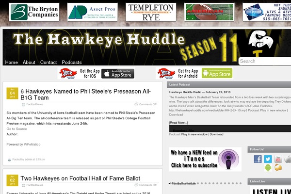 thehawkeyehuddle.com site used Website-child