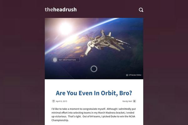 theheadrush.com site used Theheadrush_wp_2024