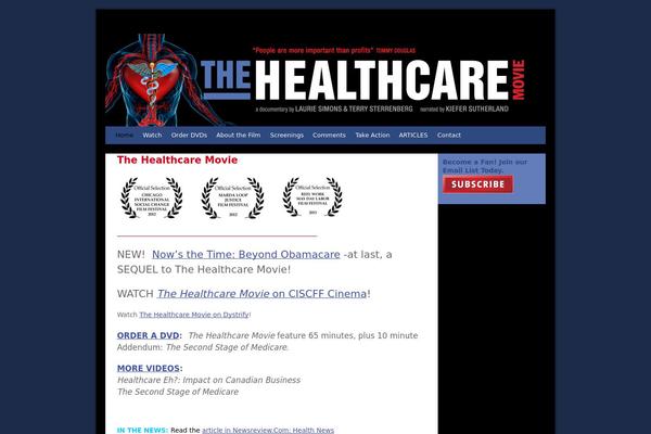 thehealthcaremovie.net site used 2010 Weaver