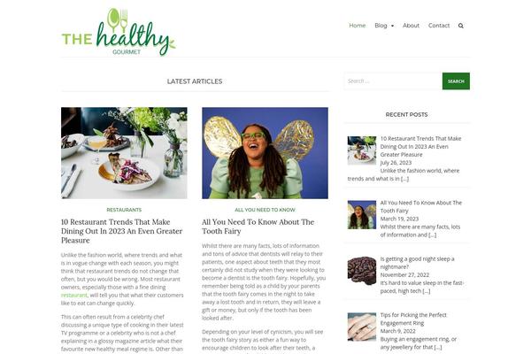 thehealthygourmet.com.au site used Arouse