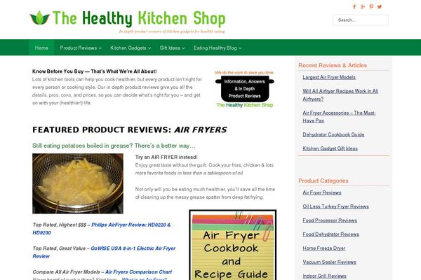 thehealthykitchenshop.com site used Kitchenshop