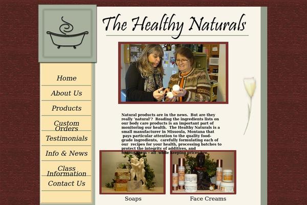 thehealthynaturals.com site used Healthynaturals