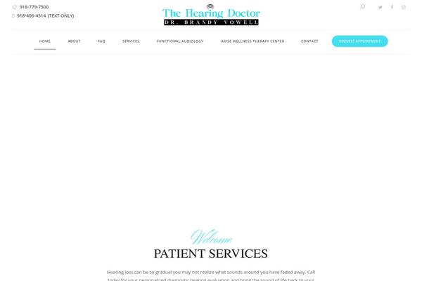 Dermatology-clinic theme site design template sample