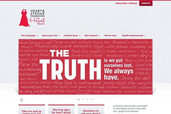 thehearttruth.ca site used Corporatesource