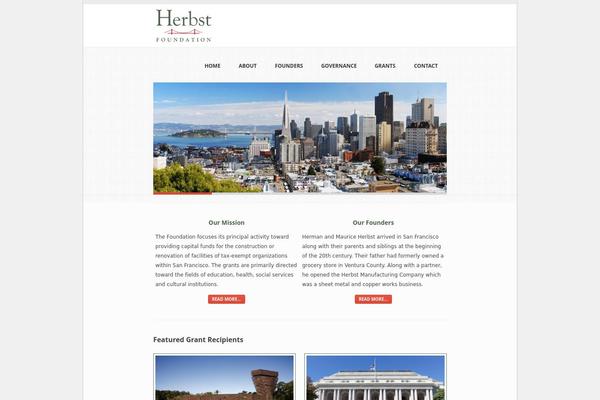 theherbstfoundation.org site used Herbstfoundation