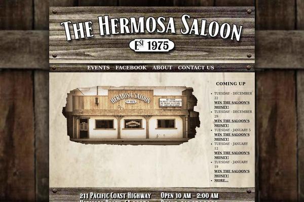 thehermosasaloon.com site used Headway