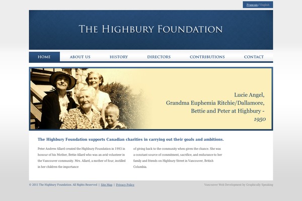 thehighburyfoundation.ca site used Highbury