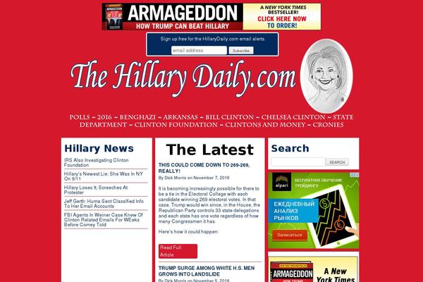 thehillarydaily.com site used Thehillarydaily