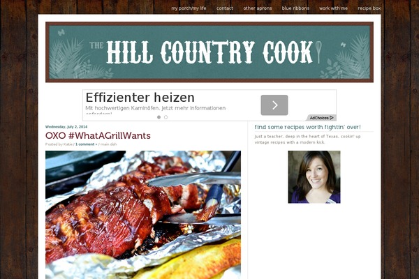 thehillcountrycook.com site used Satrah