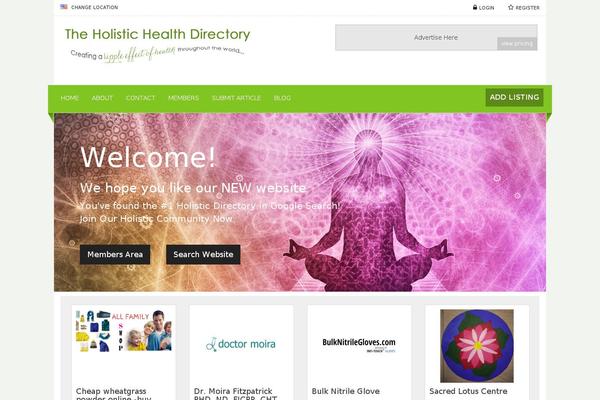 theholistichealthdirectory.com site used Template_basic_practis