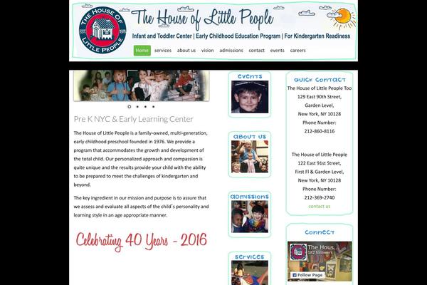 thehouseoflittlepeople.org site used Organicfood_childtheme