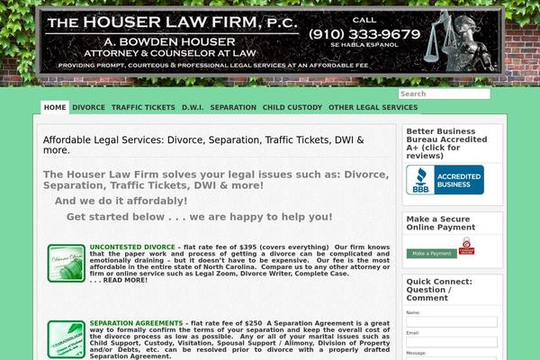 Twenty Ten theme site design template sample