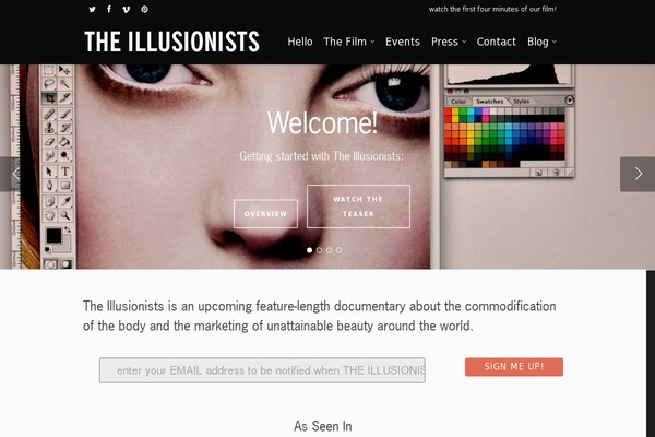 theillusionists.org site used Salient-v15pt0