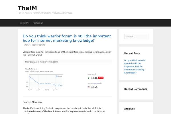 GeneratePress theme site design template sample