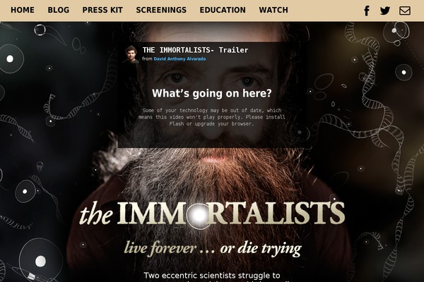 theimmortalists.com site used Immortalists2