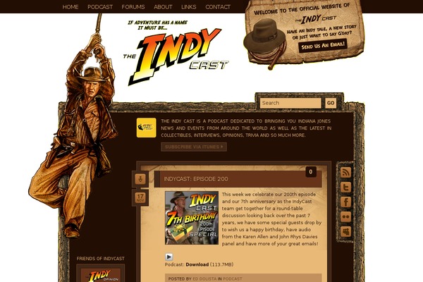 theindycast.com site used Genesis