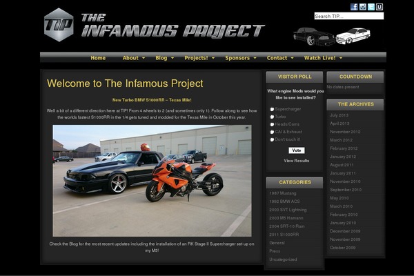 theinfamousproject.com site used Tip-child