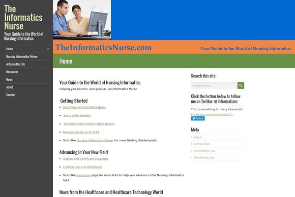 WordPress website example screenshot