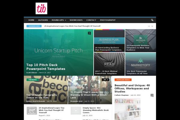 tib theme websites examples