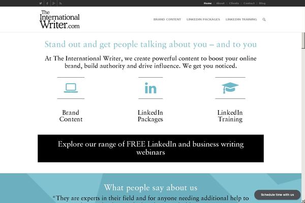 WordPress website example screenshot