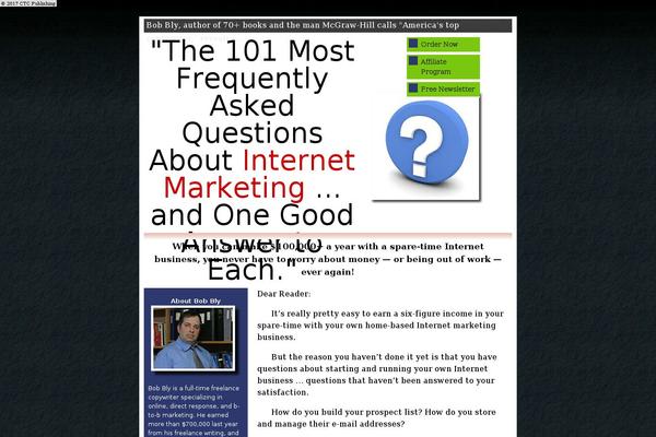 theinternetmarketingfaq.com site used Bob-theme-v2.1