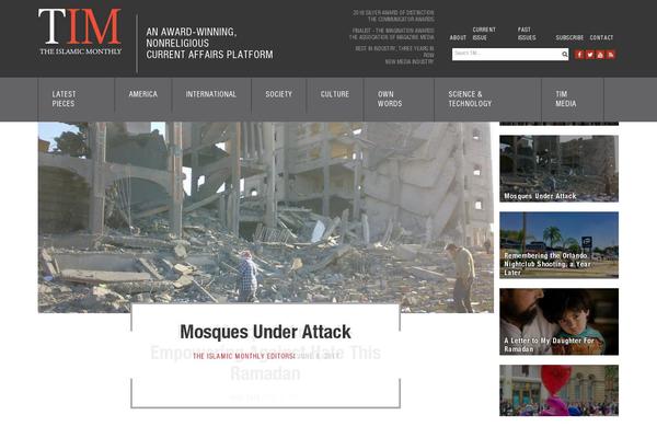 theislamicmonthly.com site used Tim-responsive