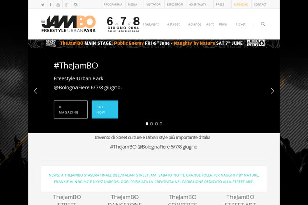 thejambo.it site used Writee-child
