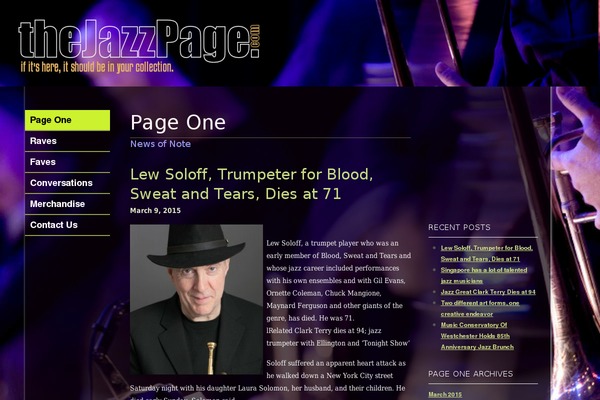 thejazzpage.com site used Musicflow