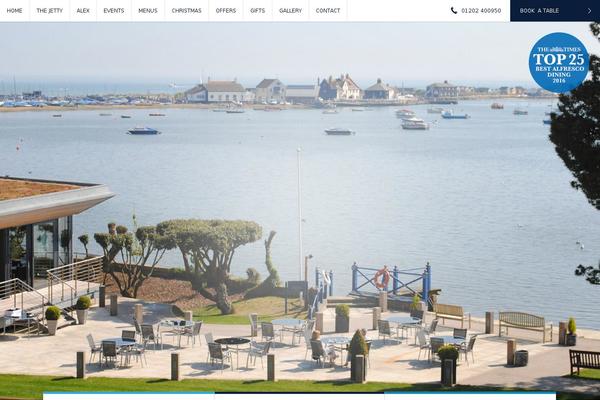 Harbour theme site design template sample