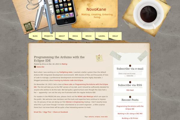 Desk Mess Mirrored theme site design template sample