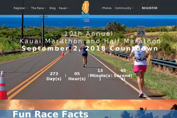 thekauaimarathon.com site used Kauai