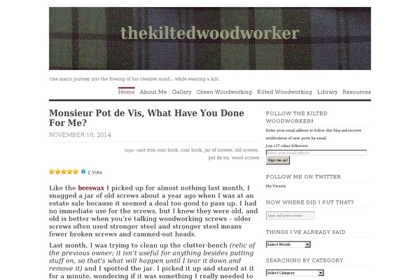 WordPress website example screenshot