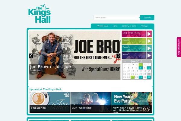 thekingshall.com site used Eventastic