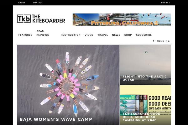 Site using Kiteboarder-customizations plugin