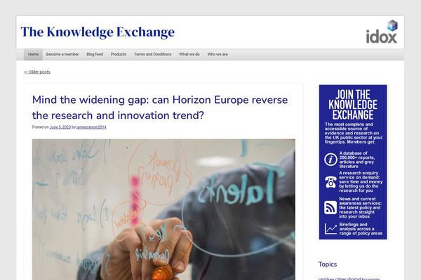 WordPress website example screenshot