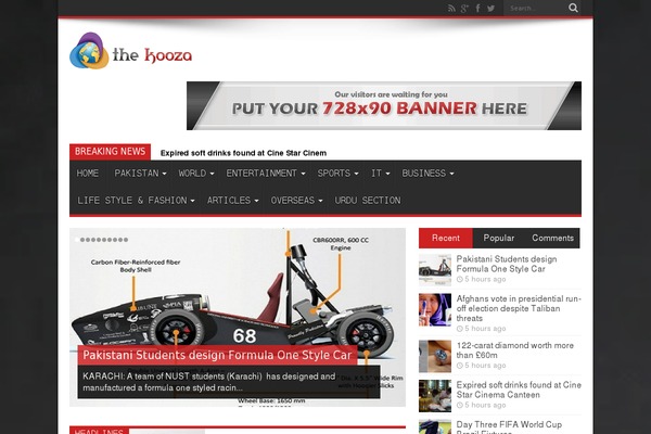 Image Slider website example screenshot
