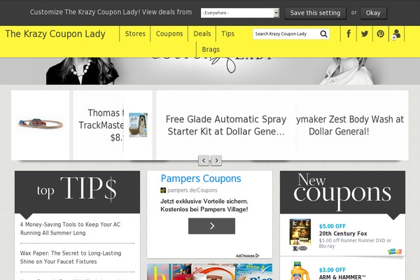 thekrazycouponlady_v2 theme websites examples