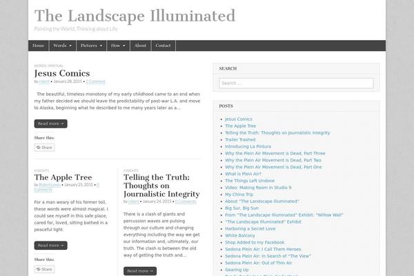 thelandscapeilluminated.com site used Divine-blog-pro-premium