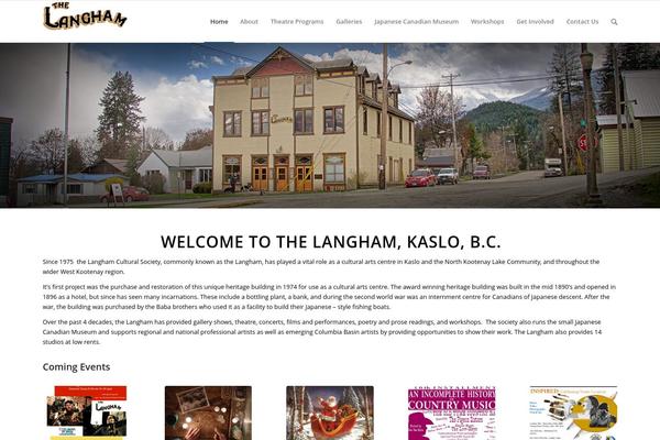 thelangham.ca site used Enfold