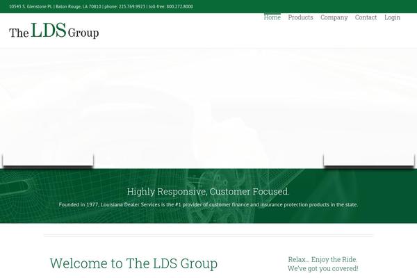 WordPress website example screenshot