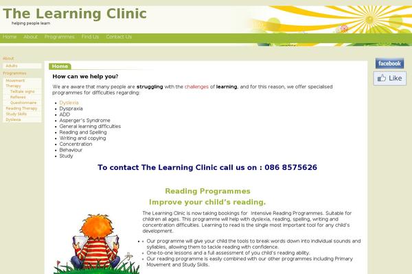thelearningclinic.ie site used Nearly-Sprung