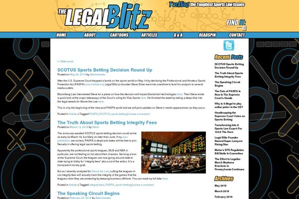 WordPress website example screenshot