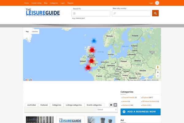theleisureguide.co.uk site used Directory
