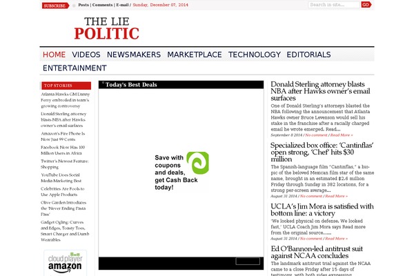 theliepolitic.com site used Make