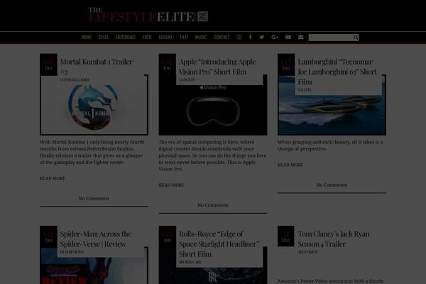 thelifestyleelite.com site used Vanquishla_theme