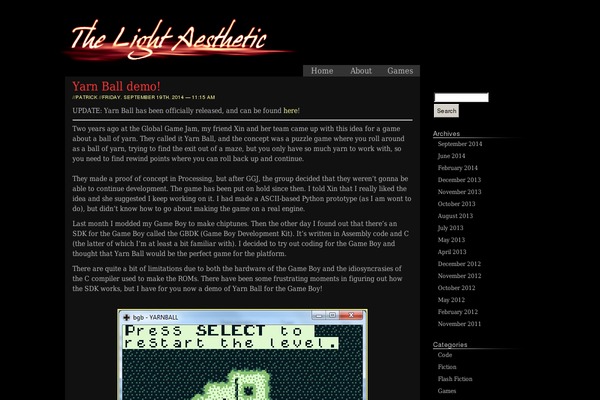 thelightaesthetic.com site used Lightaesthetictheme