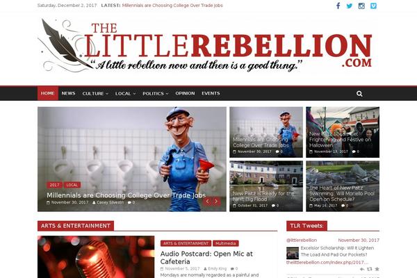 thelittlerebellion.com site used Default Mag