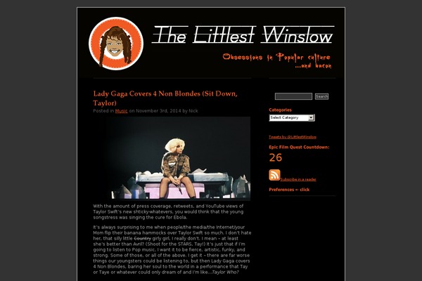 thelittlestwinslow.com site used Expoundchild