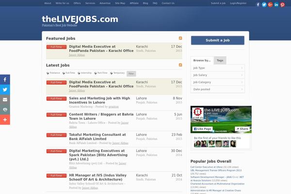 thelivejobs.com site used Travel-and-tour
