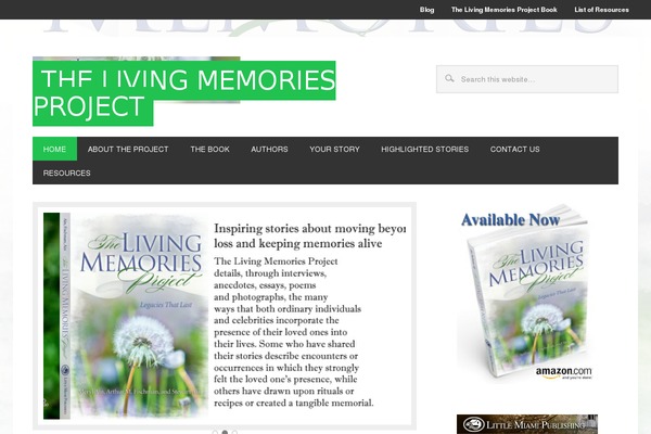 thelivingmemoriesproject.com site used Newsstand